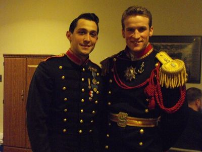 Brandon Sollenberger and Claybourne Elder Photo