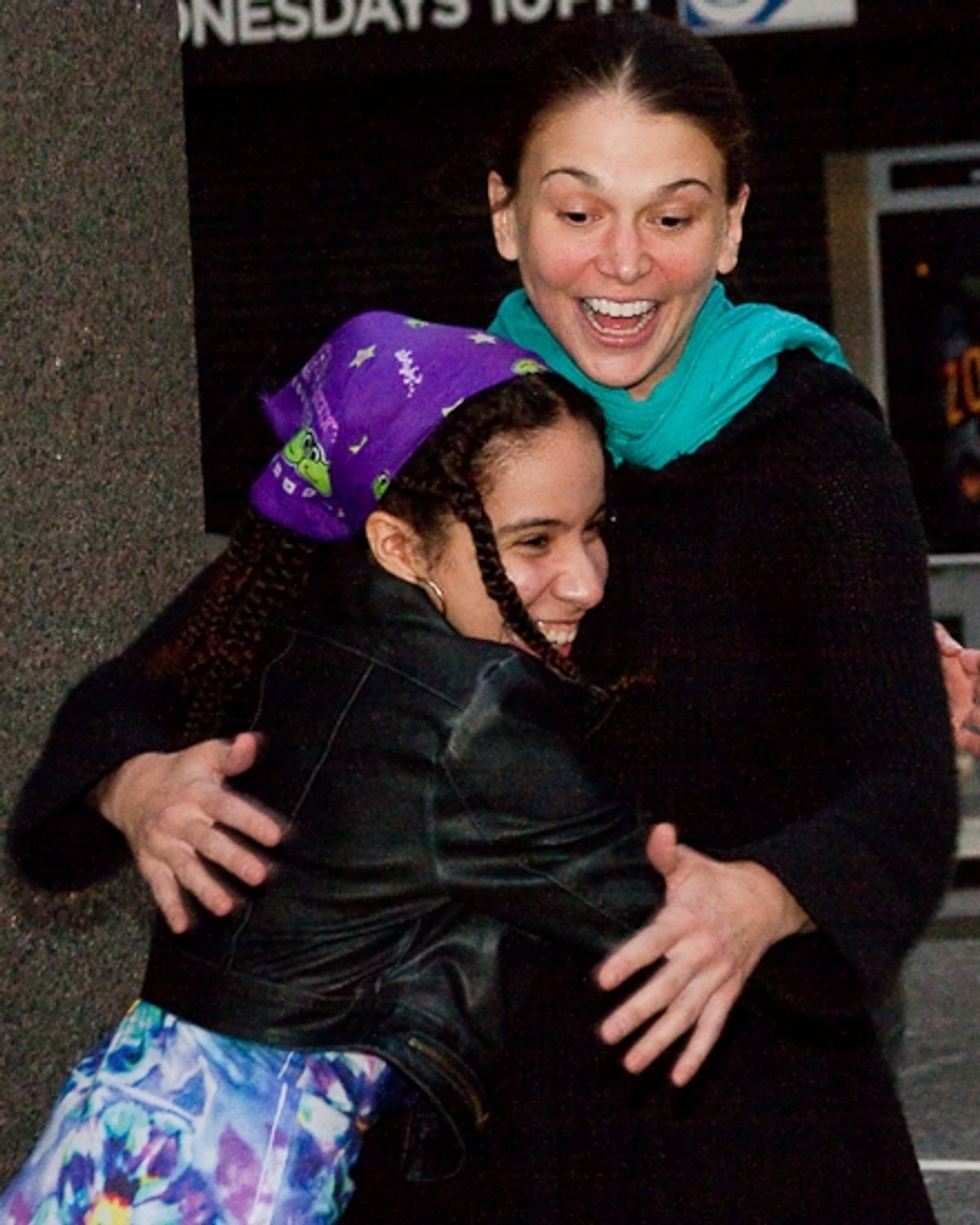Laura Laureano and Sutton Foster at 
