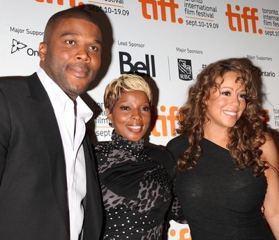 Tyler Perry, Mary J. Blige and Mariah Carey
 Photo