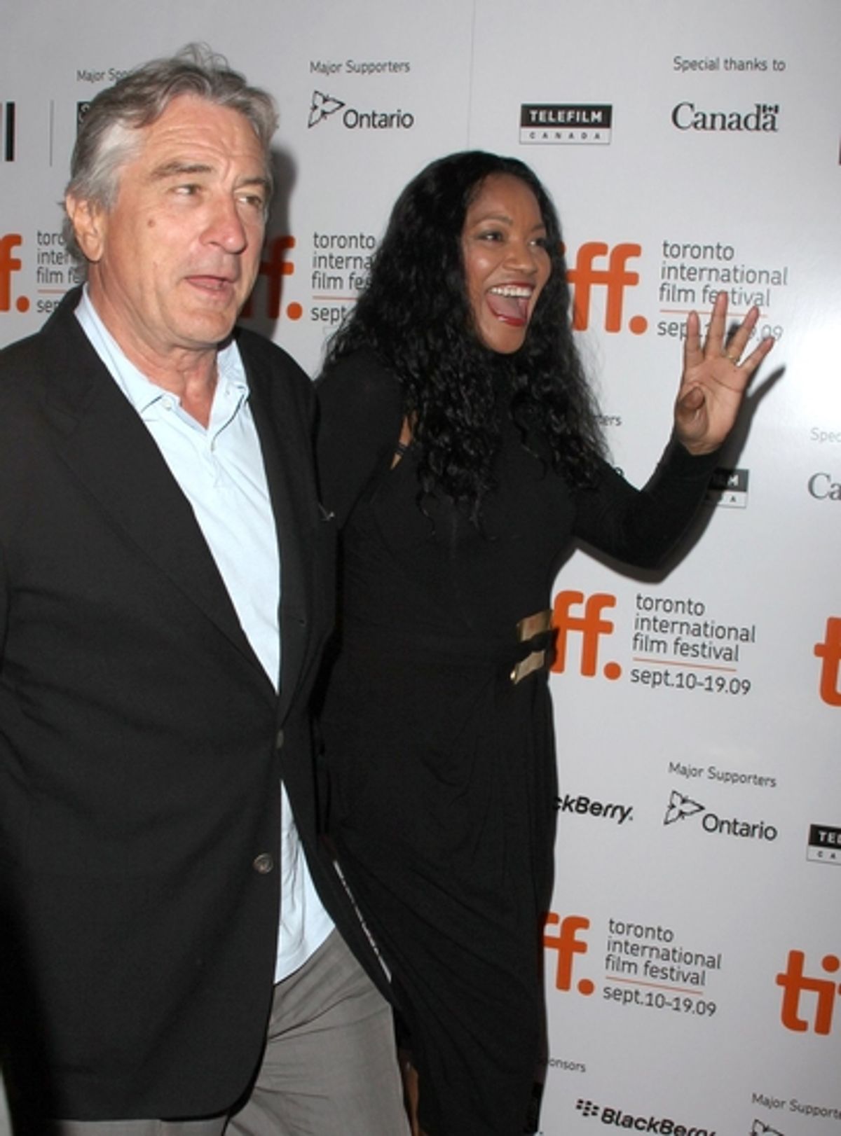 Robert De Niro and Grace Hightower at 