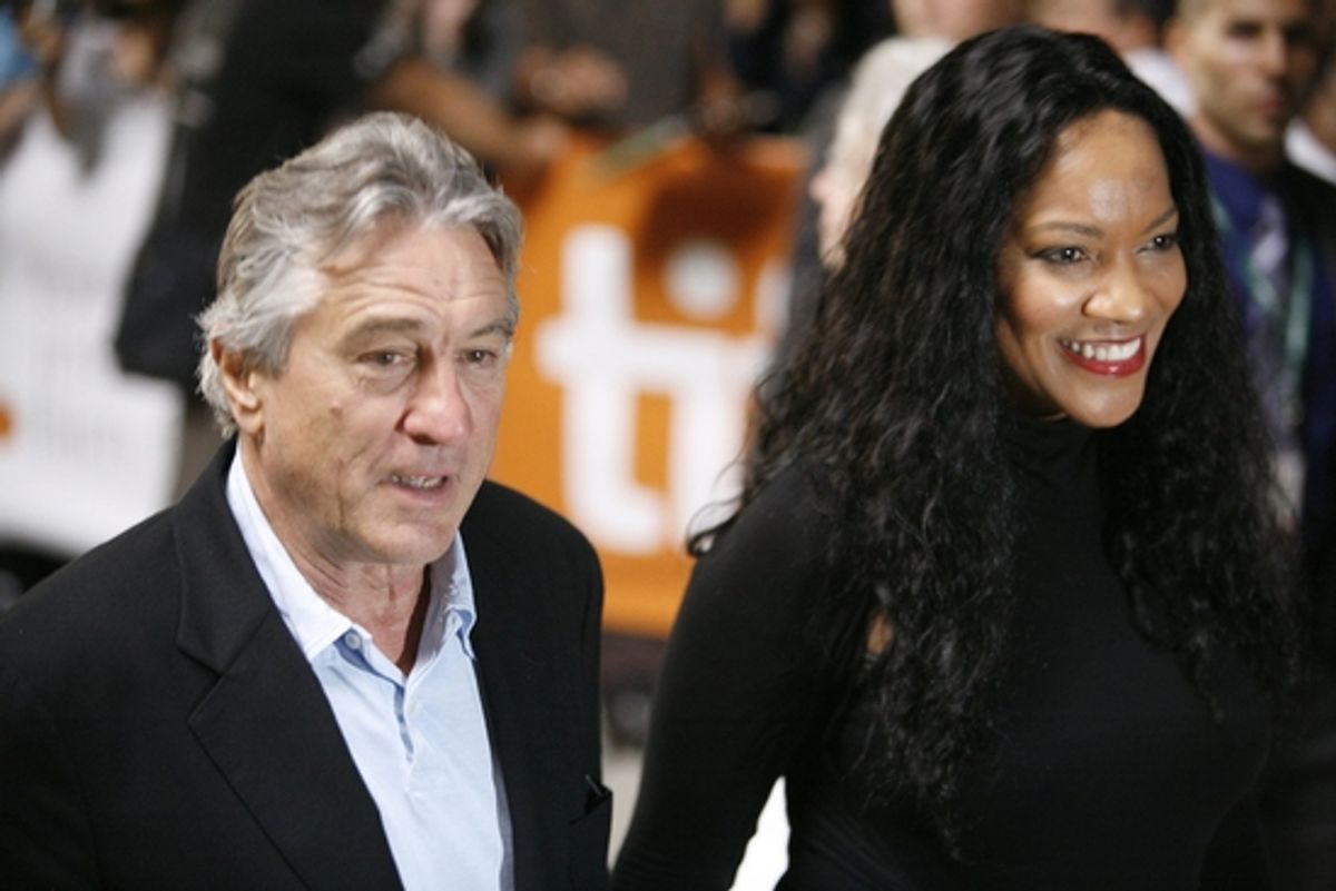 Robert De Niro and Grace Hightower at 