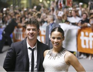 Robin Thicke and Paula Patton @ BroadwayWorld Robin Thicke and Paula Patton Photo