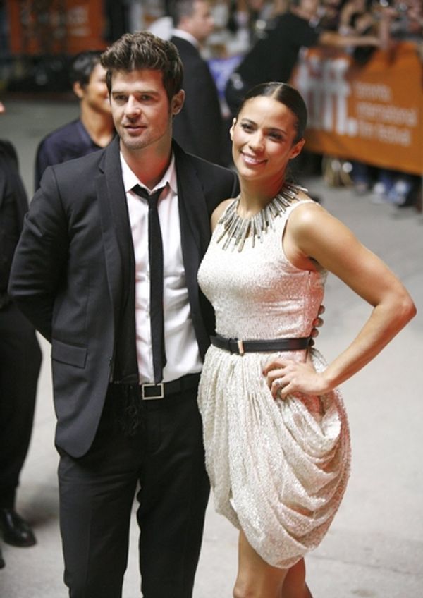 Robin Thicke and Paula Patton Photo