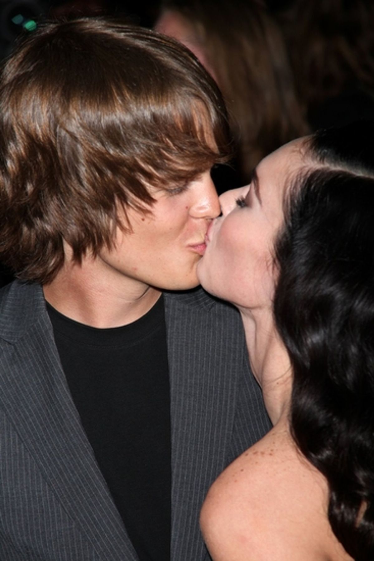 Johnny Simmons and Megan Fox at 