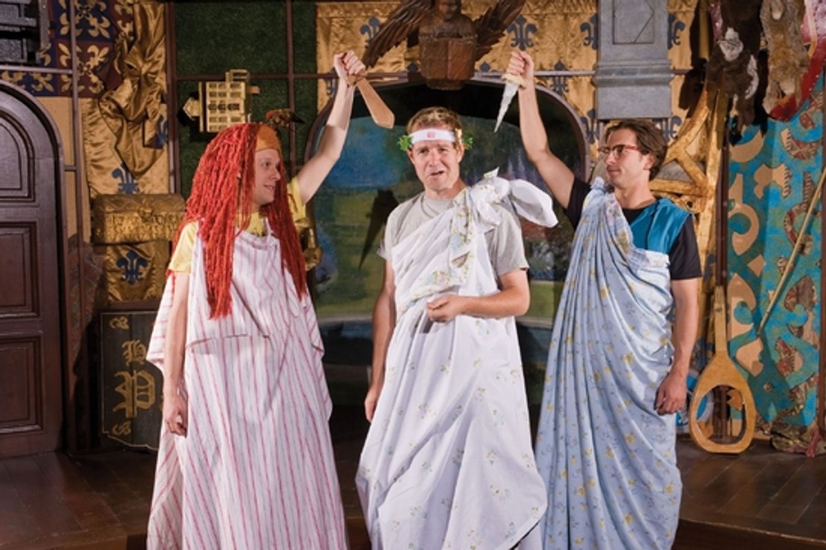 Matthew Mueller, Geoffrey Kent, and Quinn Mattfeld at 