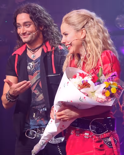 Constantine Maroulis and Kerry Butler Photo
