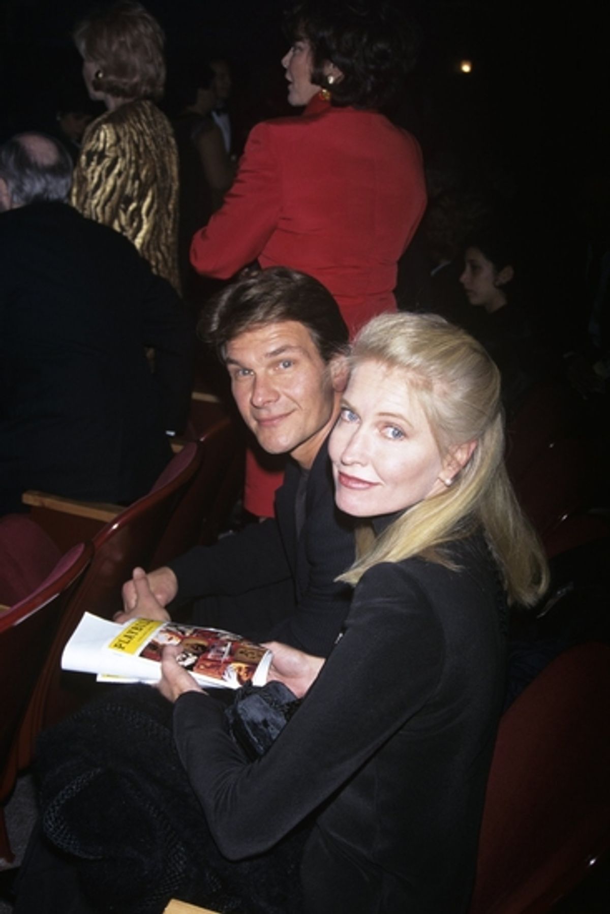 Patrick Swayze and Lisa Niemi April 29, 1996 at 