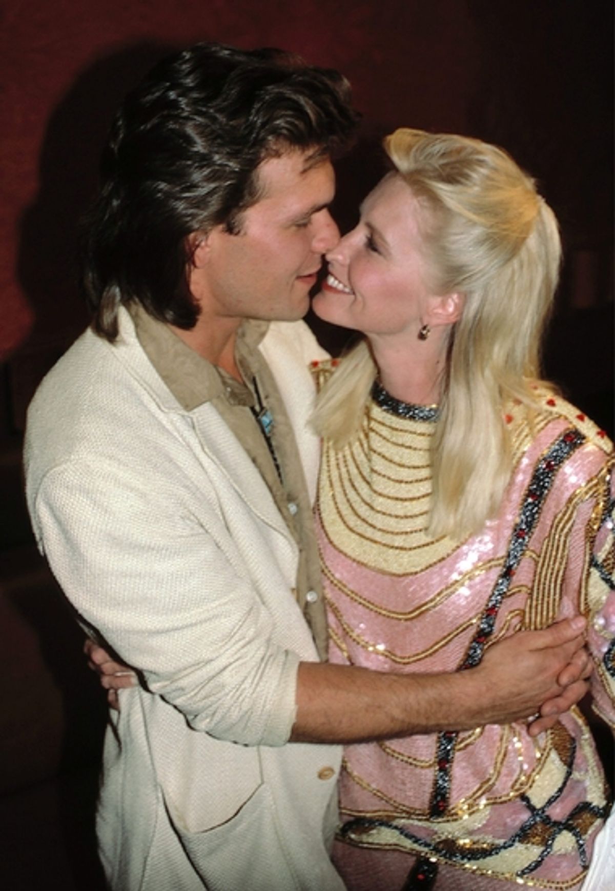 Lisa Niemi and Patrick Swayze May 1986 at 