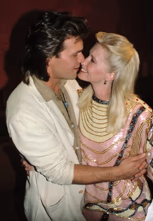 Lisa Niemi and Patrick Swayze May 1986 Photo