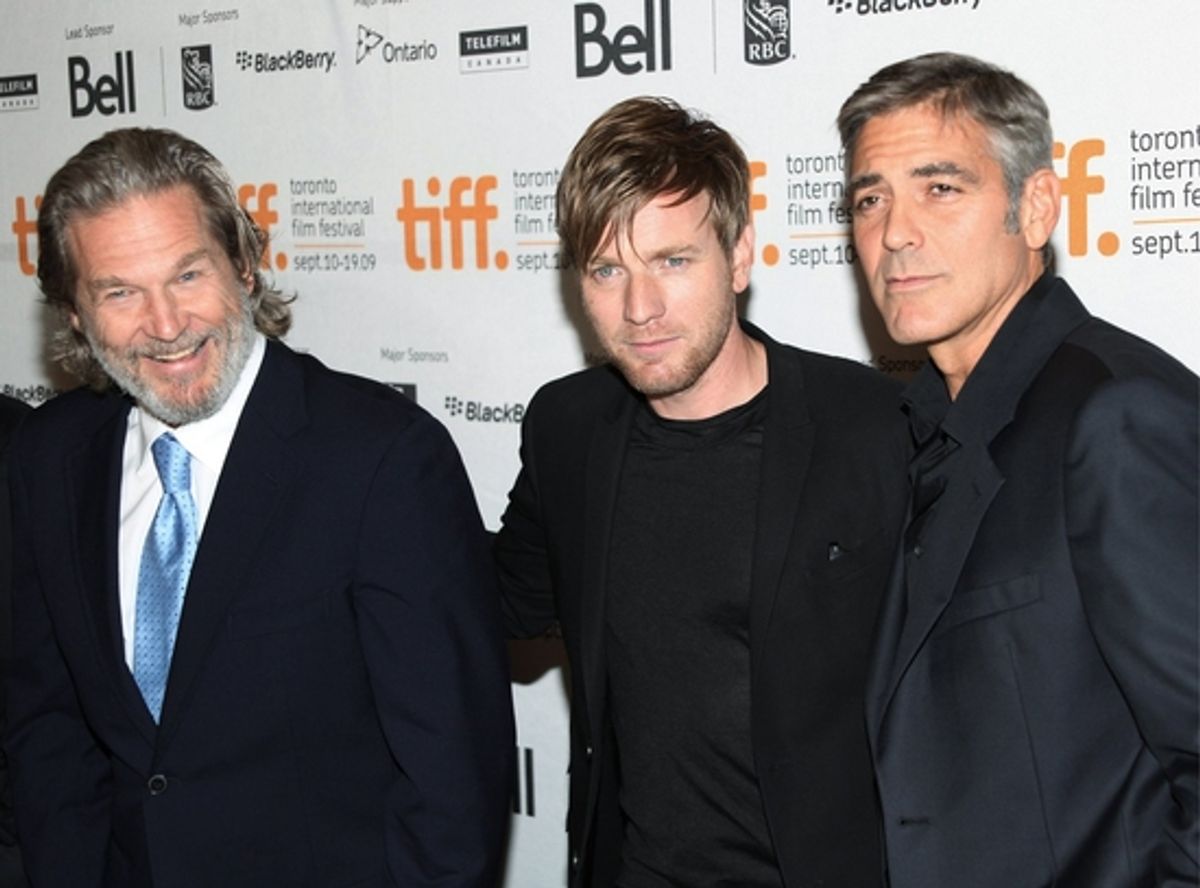 Jeff Bridges, Ewan McGregor and George Clooney at 
