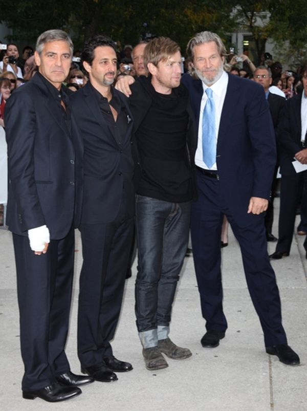 George Clooney, Grant Heslov, Ewan McGregor and Jeff Bridges Photo