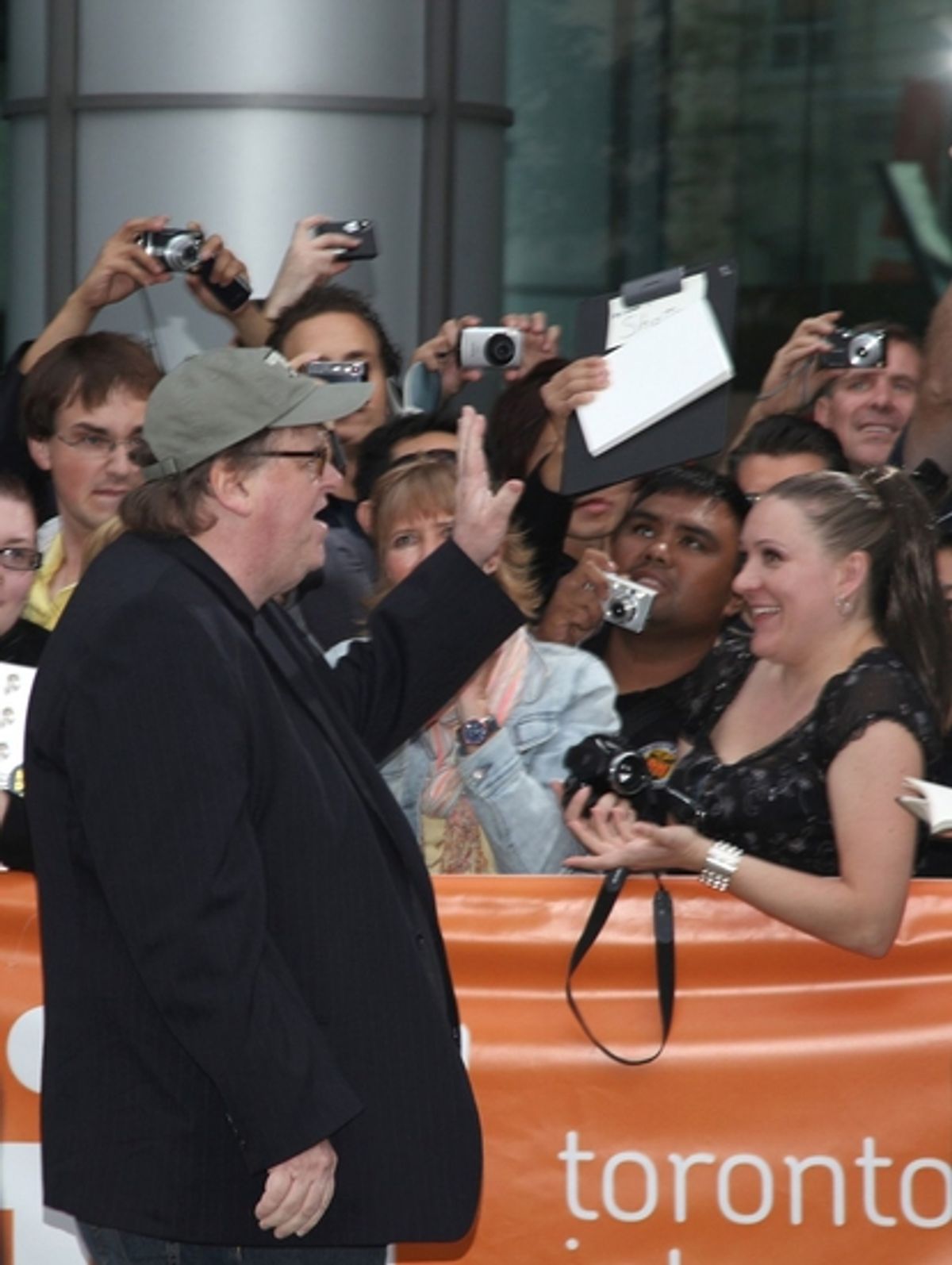 Michael Moore at 'Men Who Stare At Goats' TIFF 2009 Red Carpet Premiere