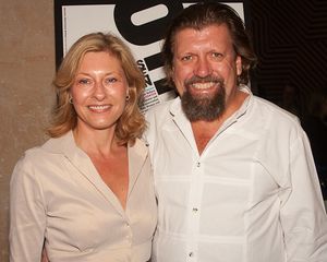 Laurie Eustis and Oskar Eustis @ BroadwayWorld Laurie Eustis and Oskar Eustis Photo