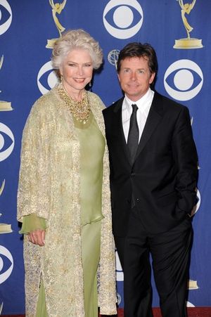 Ellen Burstyn and Michael J. Fox Photo