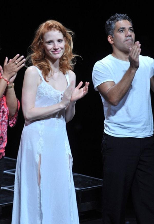 Jessica Chastain and John Ortiz Photo