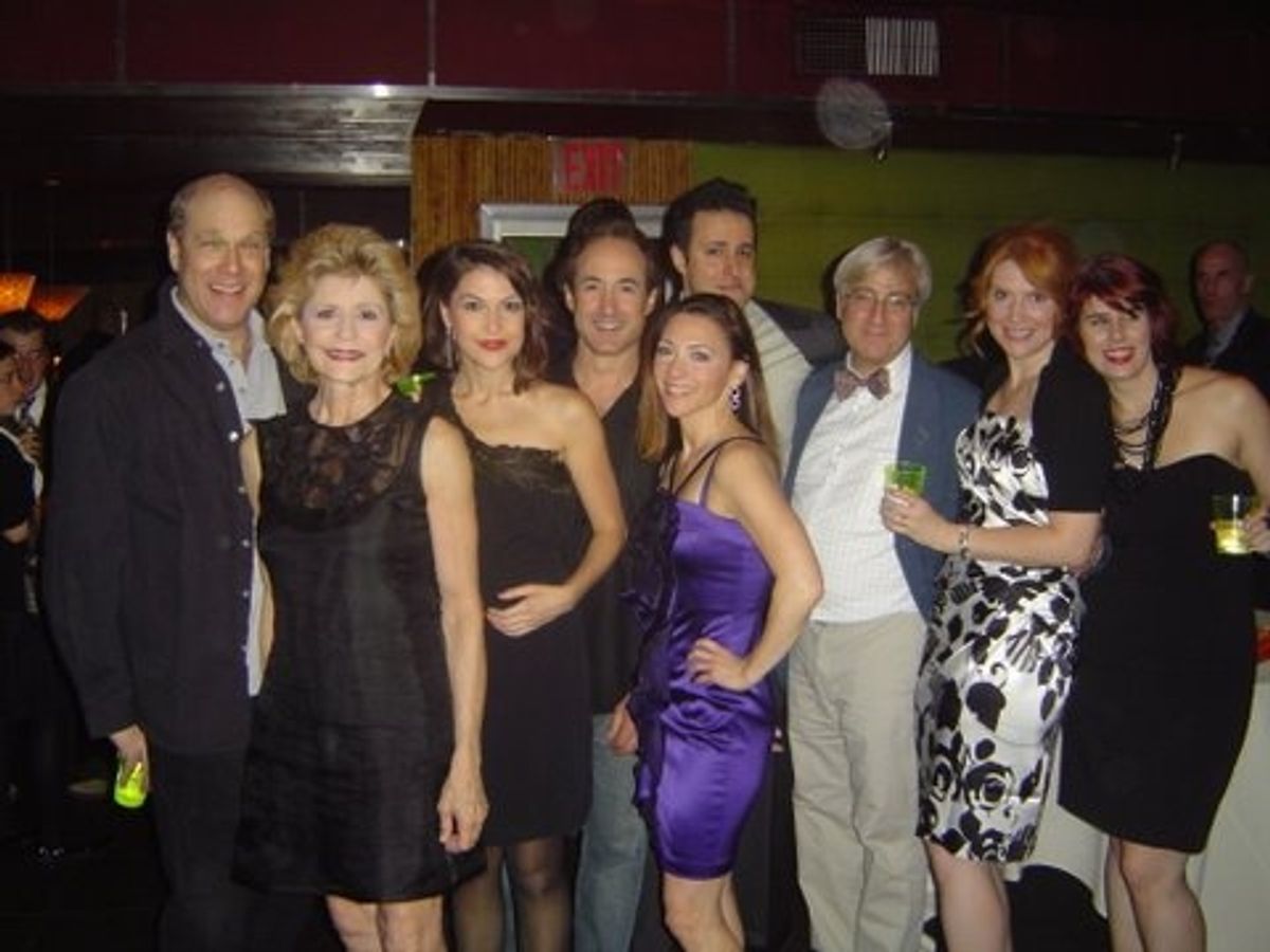 Cast of In The Daylight with playwright Tony Glazer, director John Gould Rubin and producer Summer Crockett Moore at 