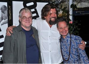 Philip Seymour Hoffman, Oskar Eustis and Peter Sellars @ BroadwayWorld Philip Seymour Hoffman, Oskar Eustis and Peter Sellars Photo