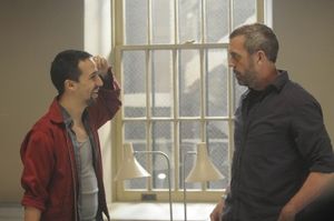 Lin-Manuel Miranda and Hugh Laurie @ BroadwayWorld Lin-Manuel Miranda and Hugh Laurie Photo