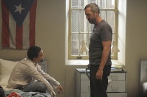 Lin-Manuel Miranda and Hugh Laurie @ BroadwayWorld Lin-Manuel Miranda and Hugh Laurie Photo