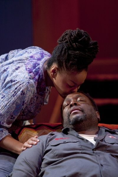 Crystal A. Dickinson and Wendell Pierce Photo