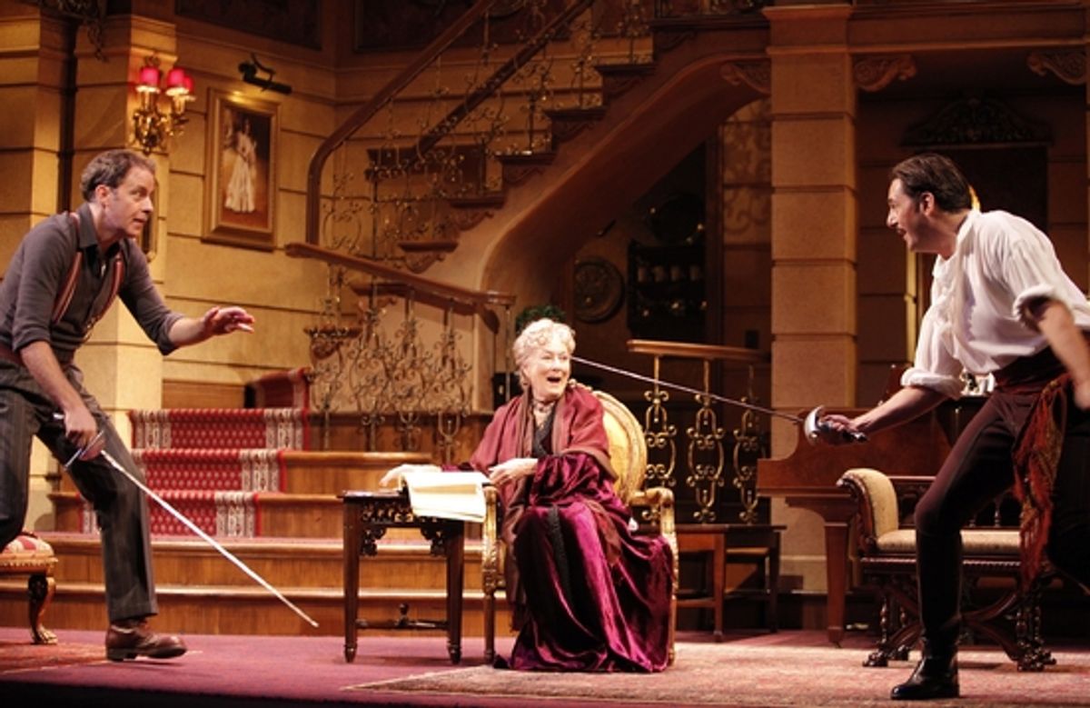 Rufus Collins, Rosemary Harris and Reg Rogers at 