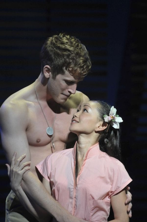 Anderson Davis as Lt Joseph Cable and Sumie Maeda as Liat Photo