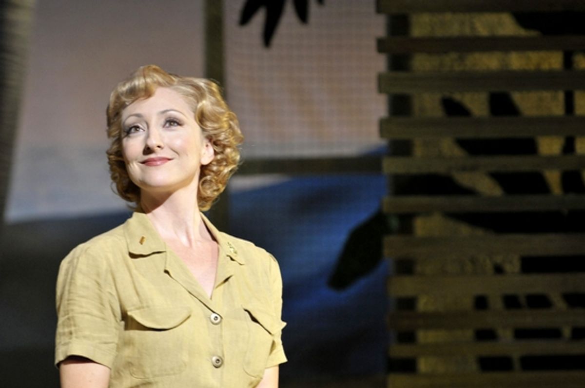 Carmen Cusack as Ensign Nellie Forbush at 