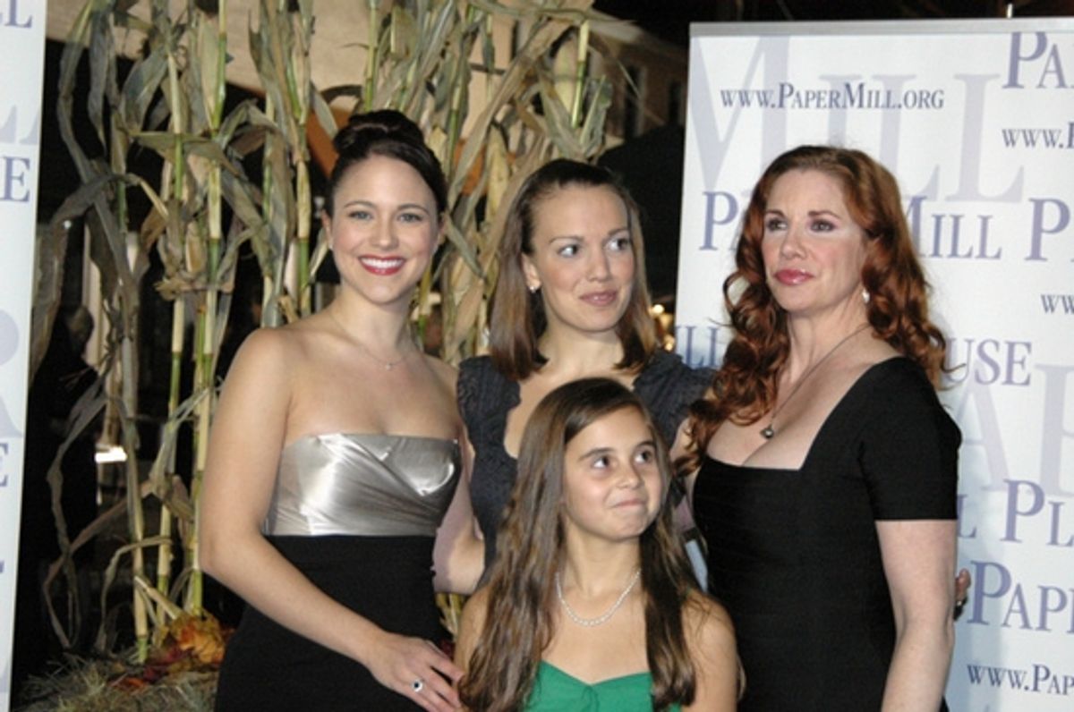 Alessa Neeck, Kara Lindsay, Melissa Gilbert and Carly Rose Sonenclar at 