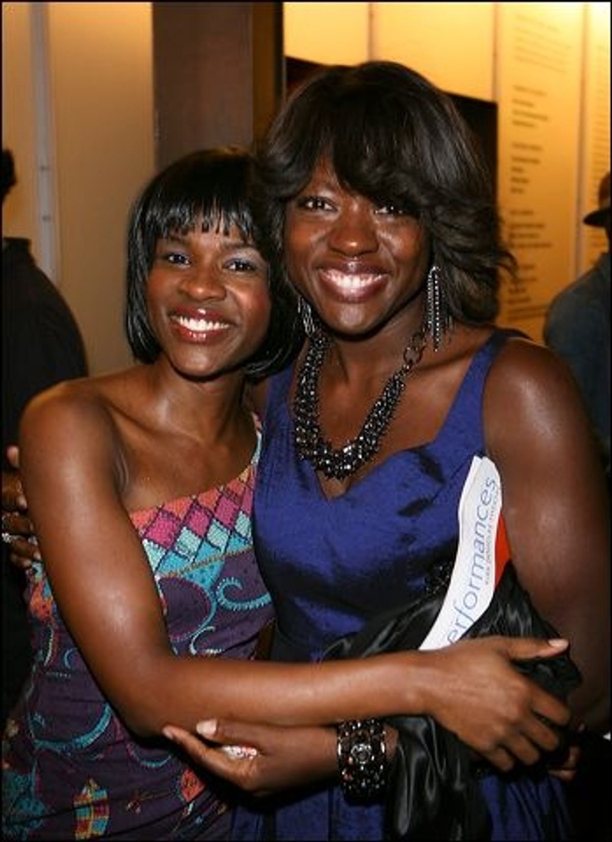 Edwina Findley and Viola Davis at 