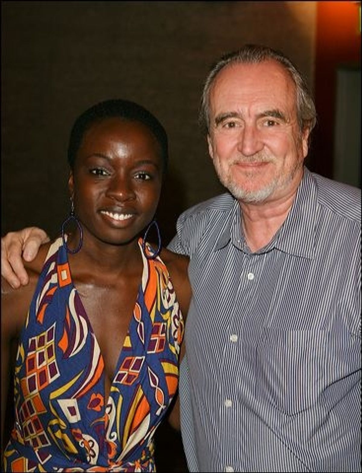 Danai Gurira and Wes Craven at 