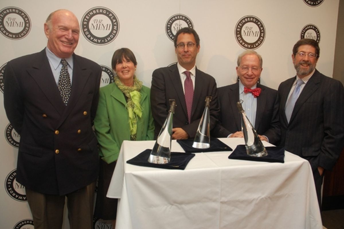 Seth Weingarten, Carole Krumland, Tony Kushner, William Zabel, and James D. Steinberg at 