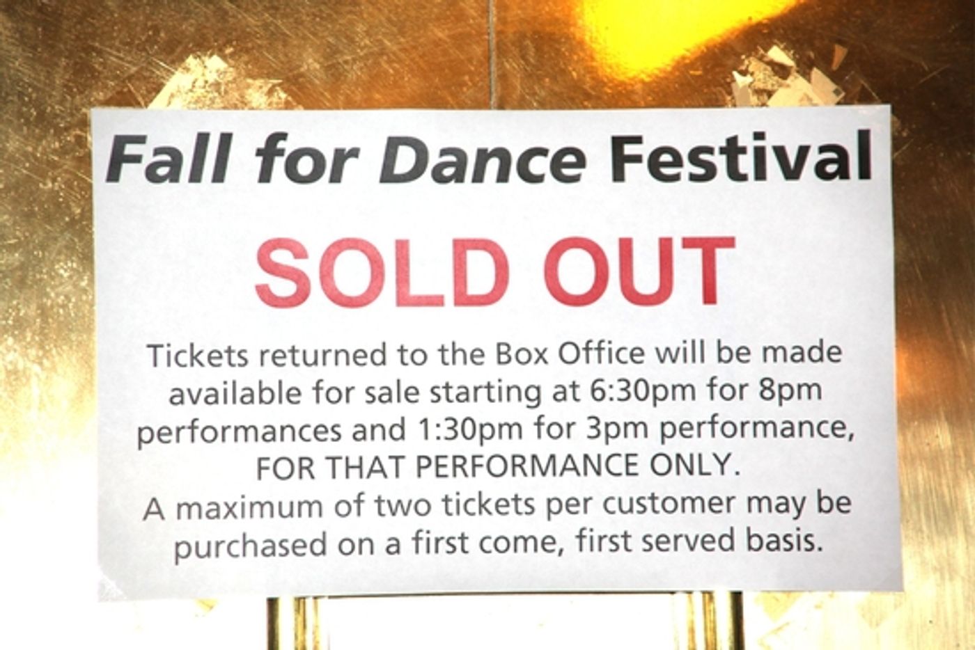 Photo Coverage: 'Fall For Dance Festival 2009' Photo Coverage: 'Fall For Dance Festival 2009' Image