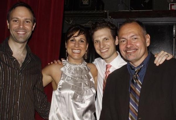 Paul Loesel, Stephanie J. Block, Sebastian Arcelus and Scott Burkell Photo