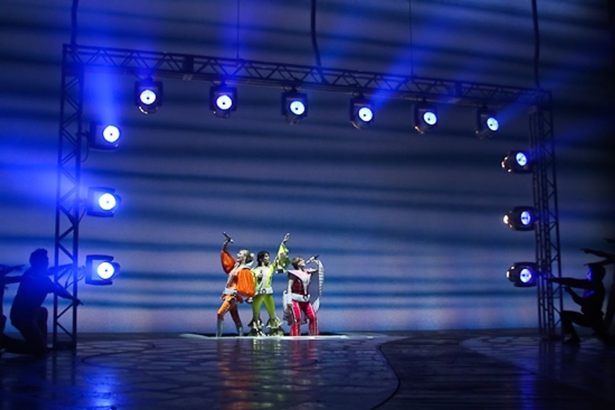 Judy McLane, Beth Leavel, and Allison Briner at 