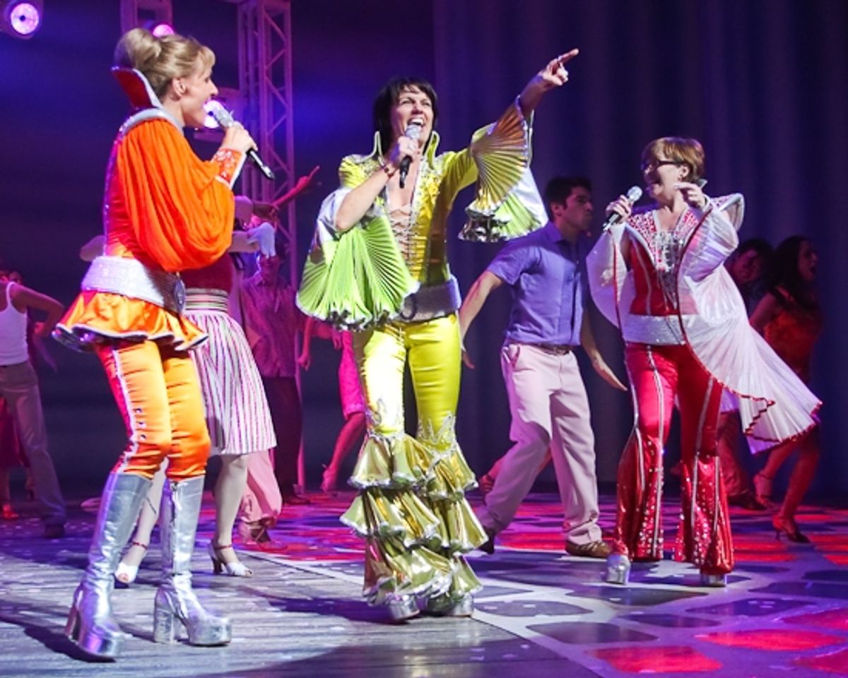 Judy McLane, Beth Leavel, and Allison Briner at 