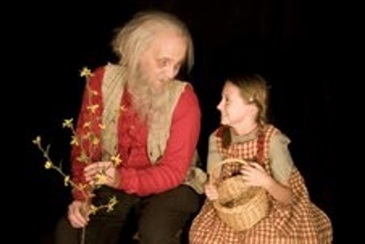 The greatest gifts do come in small packages and are often Heaven Sent.  Eugene Wolf and Halle Harrison in HEAVEN SENT at 