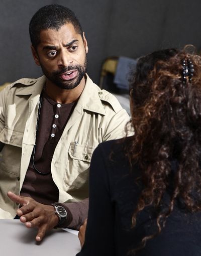 Karl Collins & Jaye Griffiths Photo