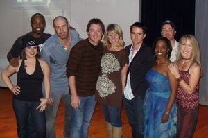 Clay Aiken joins Composer Jeremy Schonfeld, Director Lauren Kennedy, star Christian Campbell and the cast of DRIFT. @ BroadwayWorld Clay Aiken joins Composer Jeremy Schonfeld, Director Lauren Kennedy, star Christian C Photo