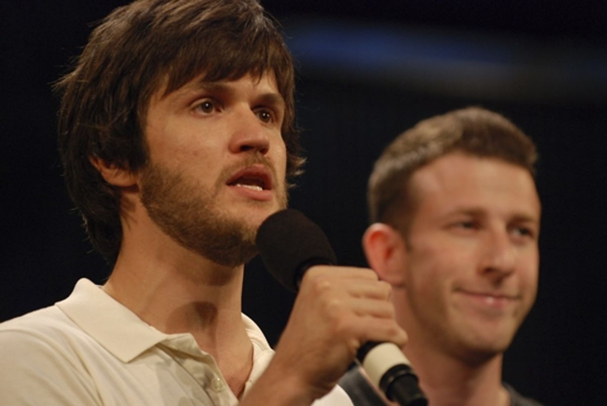 Doug Kreeger and Nick Blaemire at NYMF 2009 - Music Preview