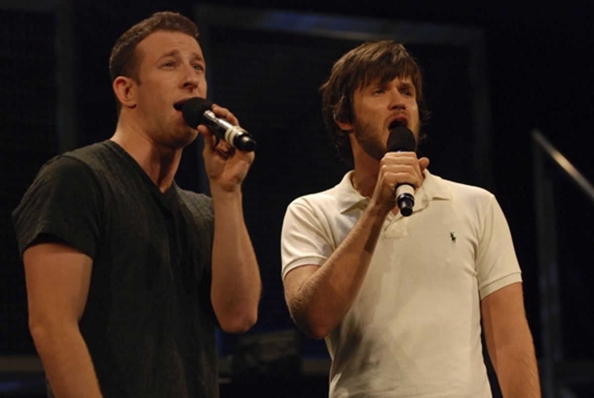 Doug Kreeger and Nick Blaemire at NYMF 2009 - Music Preview