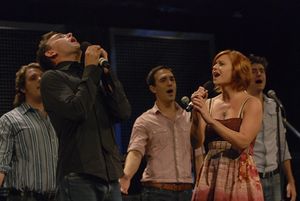 Daniel Reichard and Megan Sikora Photo