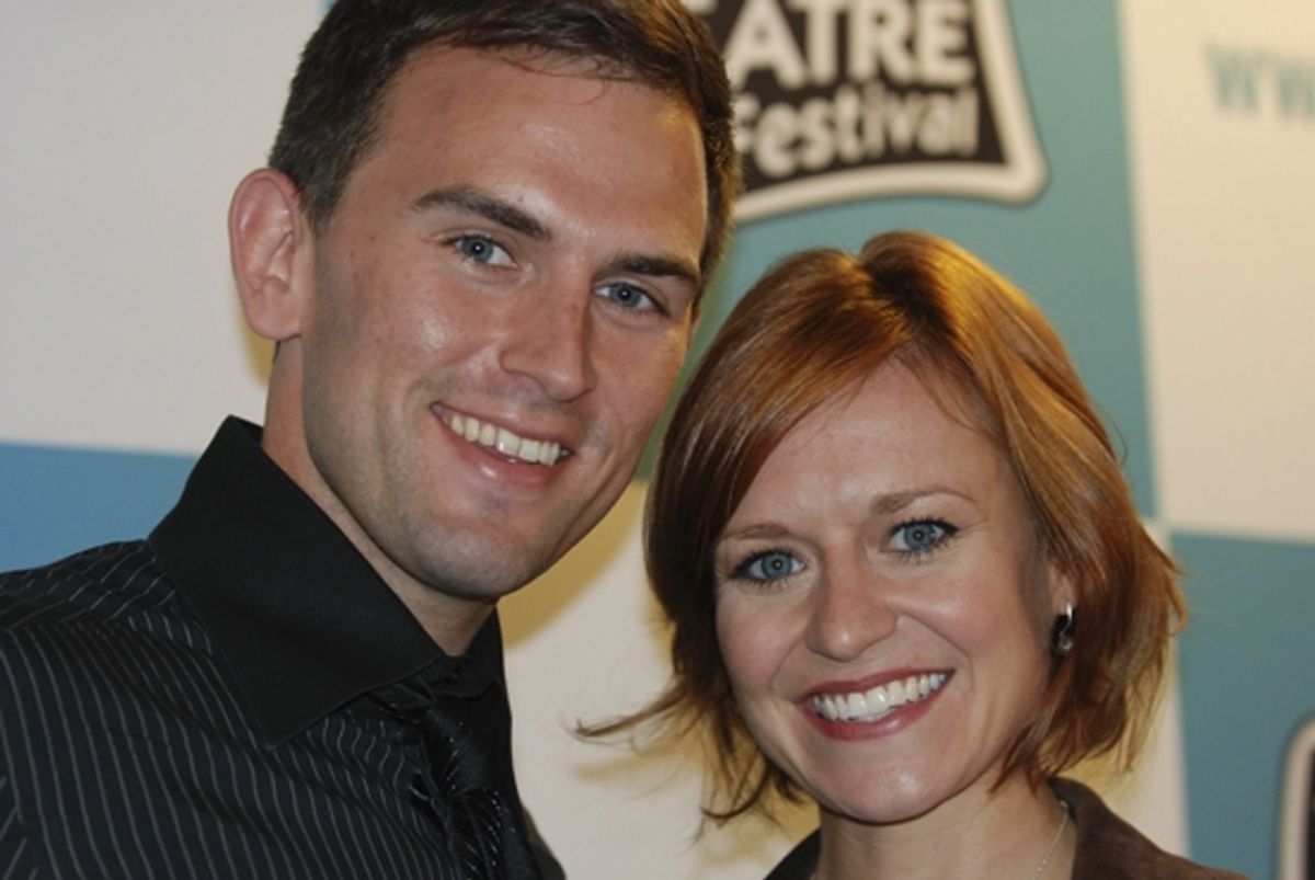 Daniel Reichard and Megan Sikora at 