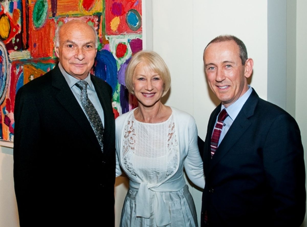 Michael Kahn, Helen Mirren, Nicholas Hytner at 