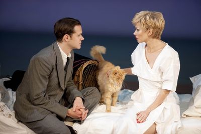 Joseph Cross and Anna Friel Photo
