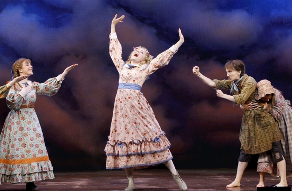 Kate Loprest (center) Kara Lindsay and company at 