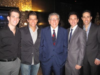 Andrew Frace, Deven May, Tony Bennett, Travis Cloer and Jeff Leibow Photo