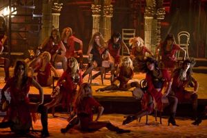 Stacy "Fergie" Ferguson and the ensemble of NINE @ BroadwayWorld Stacy "Fergie" Ferguson and the ensemble of NINE Photo