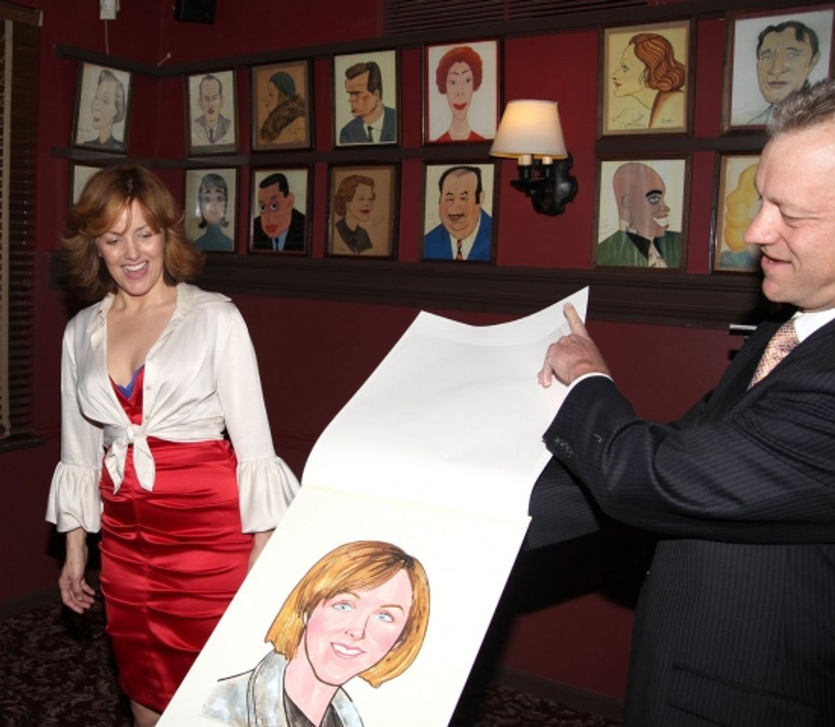 Alice Ripley and Max Klimavicius at 