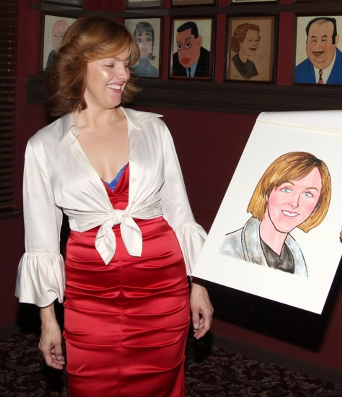 Photo Coverage: Tony Winner Alice Ripley's Caricature Unveiled At Sardi's  Image