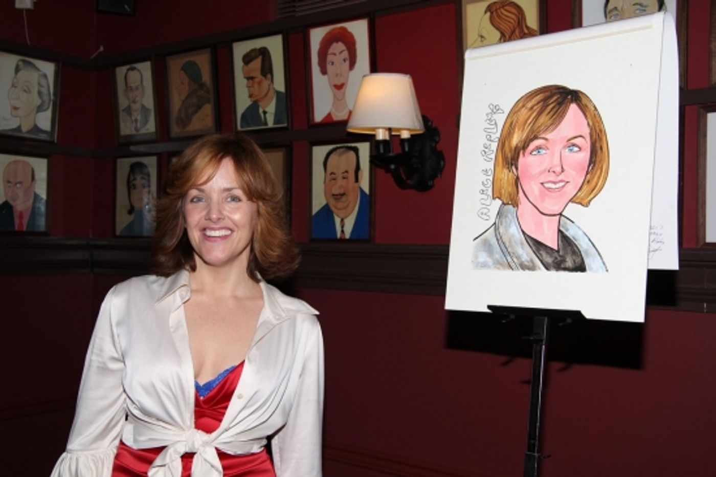 Photo Coverage: Tony Winner Alice Ripley's Caricature Unveiled At Sardi's  Image